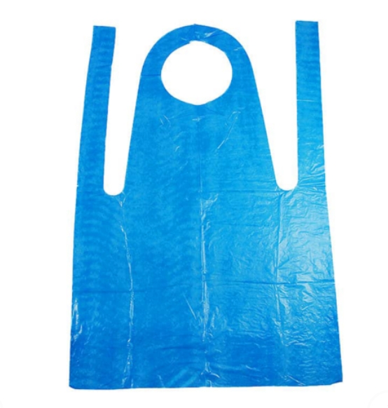 Șorț din plastic PE de unică folosință